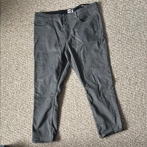 Gray Straight-Leg Pants 36x30